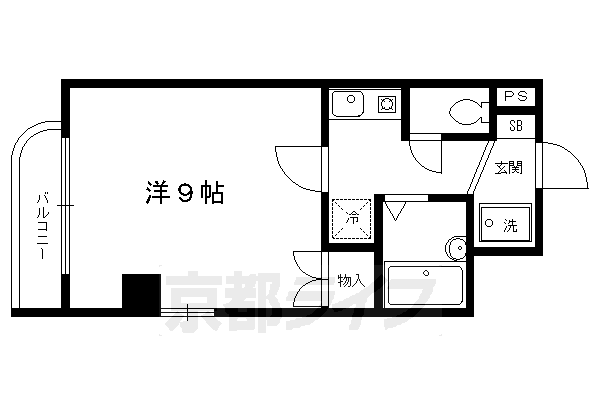 ハウスセゾン鞍馬口の間取り