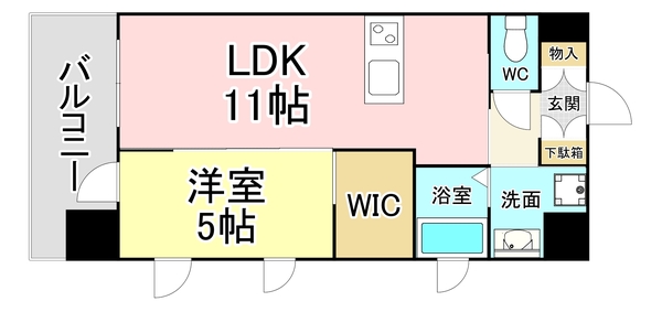 ＤＡＩＭＯＮＨＩＬＬＳ勝山公園の間取り