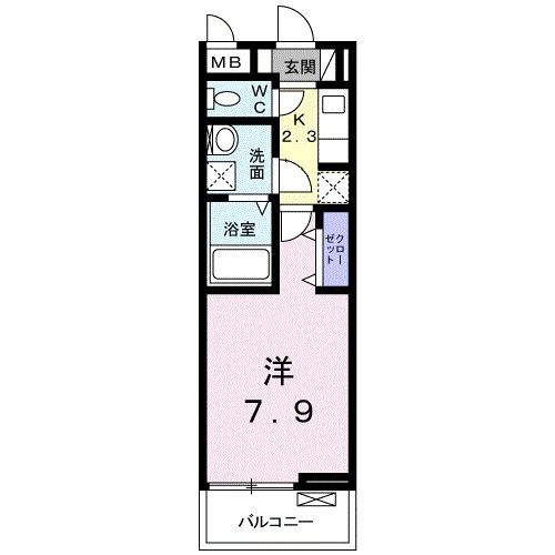 名取市増田のアパートの間取り