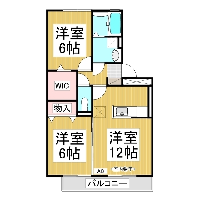 ラフレイシルの間取り