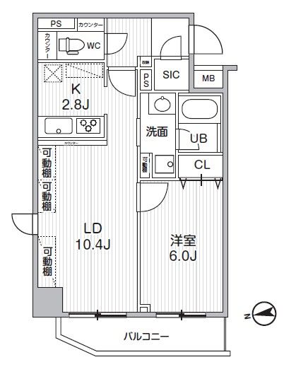 ＨＦ曳舟レジデンスの間取り