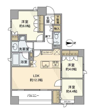 Greenpark千代田司町 グリーンパーク千代田司町の間取り