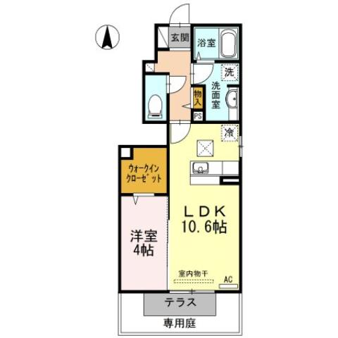 アリエッタ　Ｂ棟の間取り