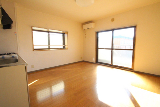 居室・リビング　※他号室の写真です。