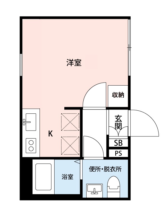 LysBlanc 東日暮里の間取り