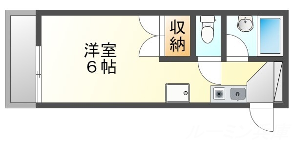 コーポラス村上５の間取り