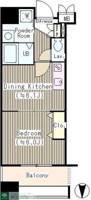 クレアールフレスカの間取り