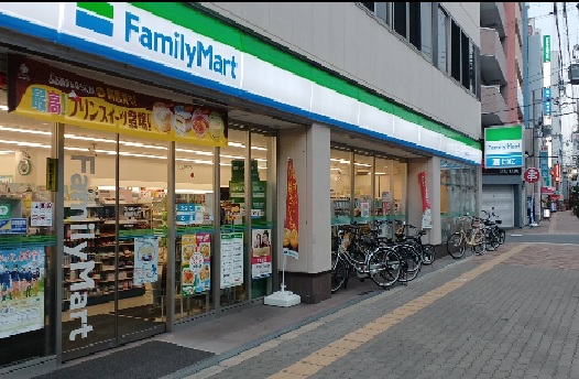 コンビニ　ファミリーマート 鶴橋駅北店（コンビニ）まで347m