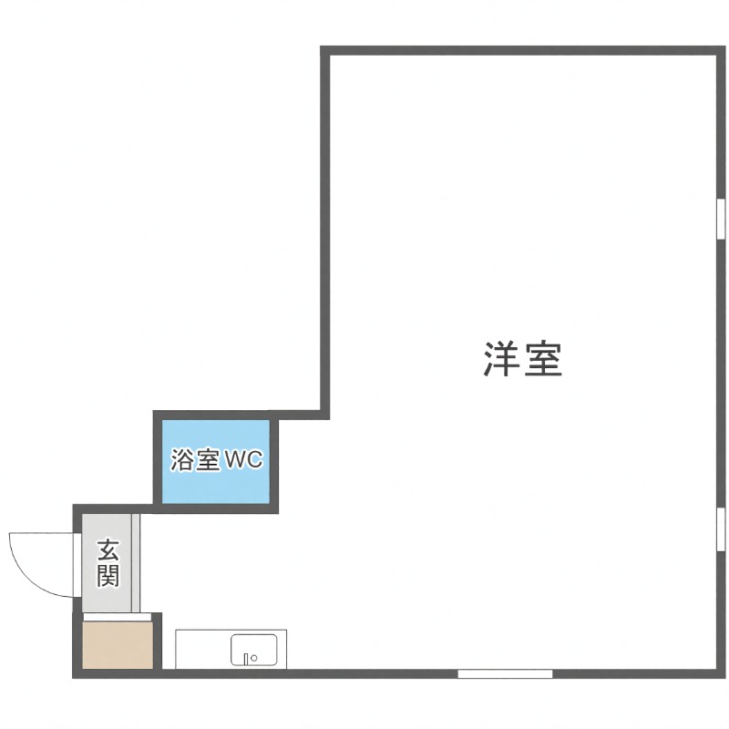 全国ビルニューオリンピアの間取り