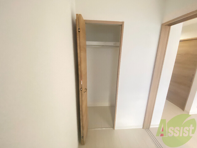 収納　奥行きもしっかりあるクローゼット