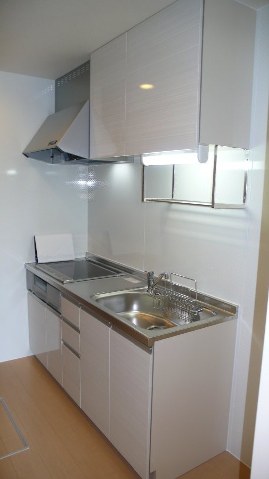 キッチン　IHクッキングヒーター付のシステムキッチン