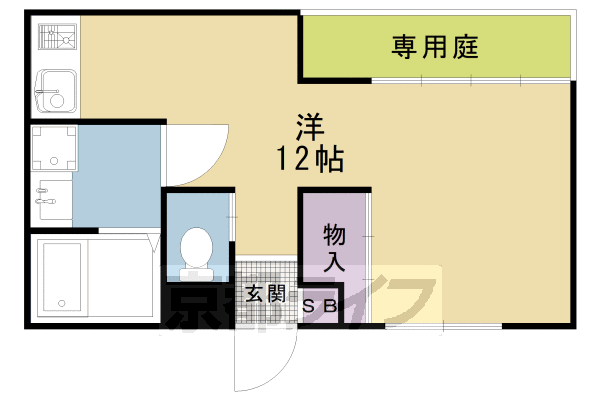 アヴェニール鞍馬口の間取り
