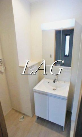 洗面設備　洗面台です。