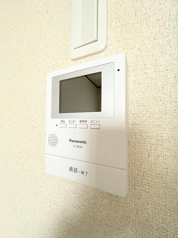 セキュリティ　室内インターホン（モニター付き）