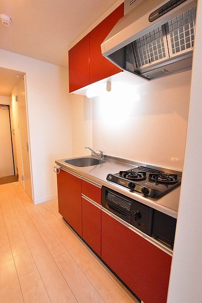 キッチン　★システムキッチングリル付き/2口コンロ★