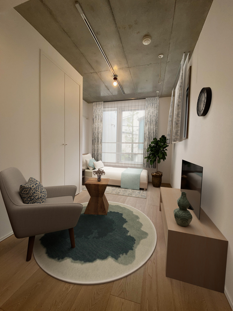 居室・リビング　こちらの家具はＣＧです。家具付きではございません。