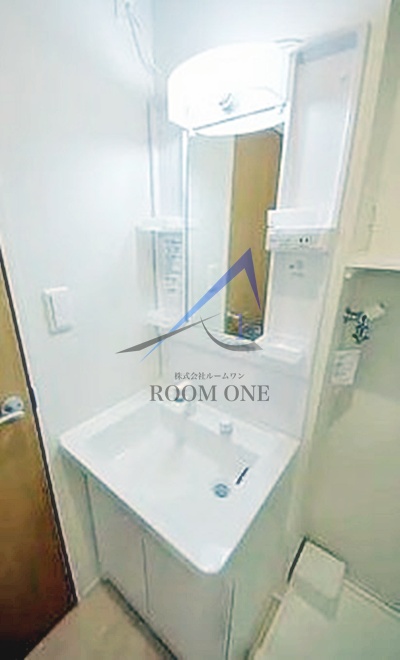 洗面設備　洗面台です。