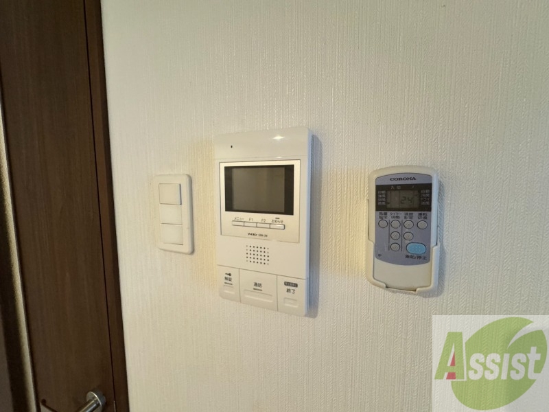 セキュリティ　インターホンで来客確認ができます。安心ですね。