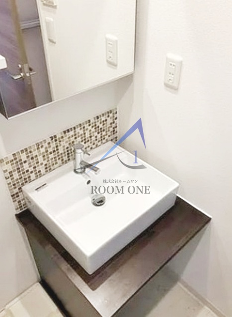 洗面設備　洗面台です。
