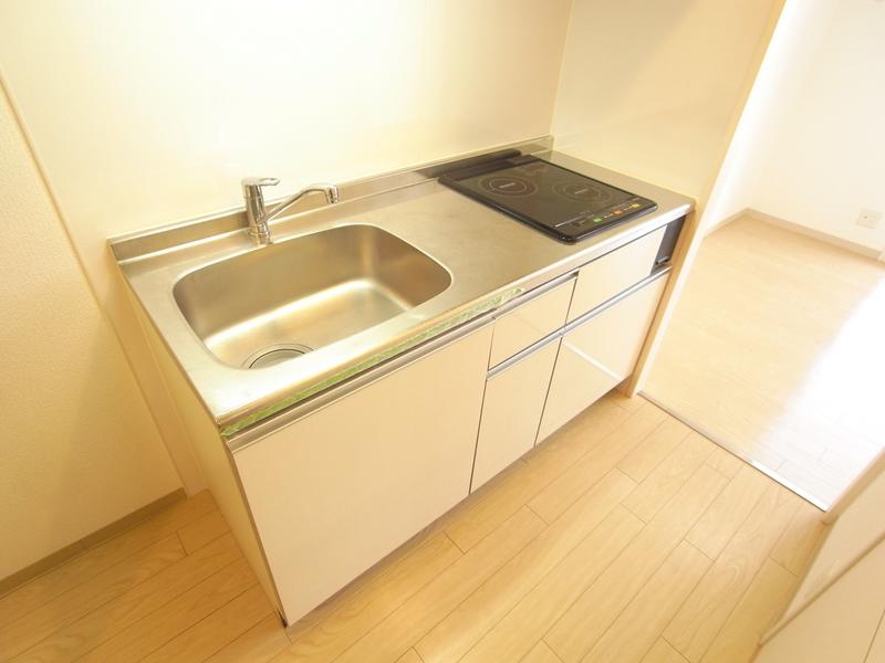 キッチン　二つ口IHコンロ