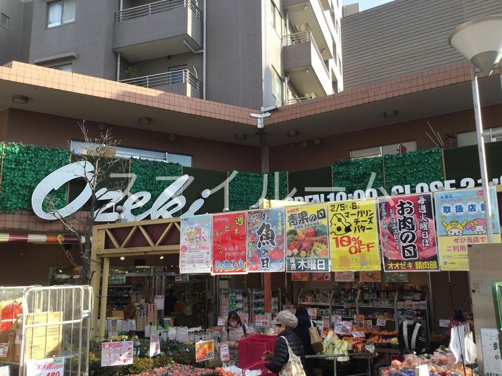 スーパー　スーパーオオゼキ雪が谷店（スーパー）まで300m