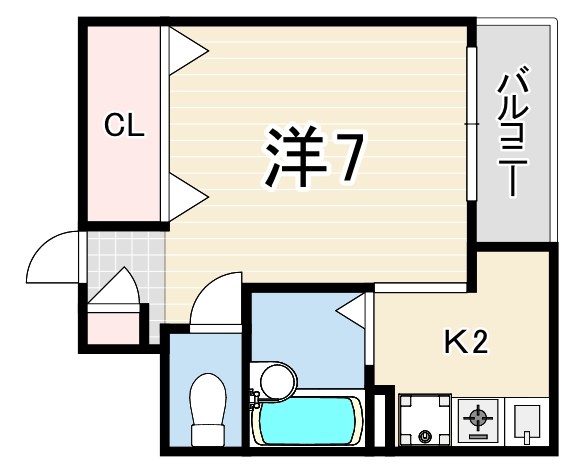 ハイクオリティ神田の間取り写真
