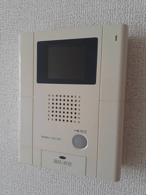 セキュリティ　来訪者の姿を確認できます。
