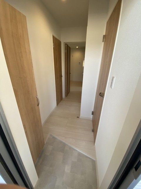 玄関　【玄関】新築時の写真