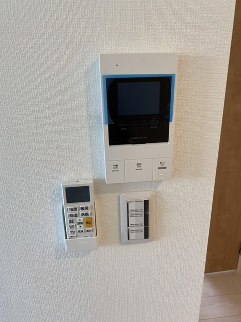 セキュリティ　【ＴＶモニタ付きインターフォン】新築時の写真