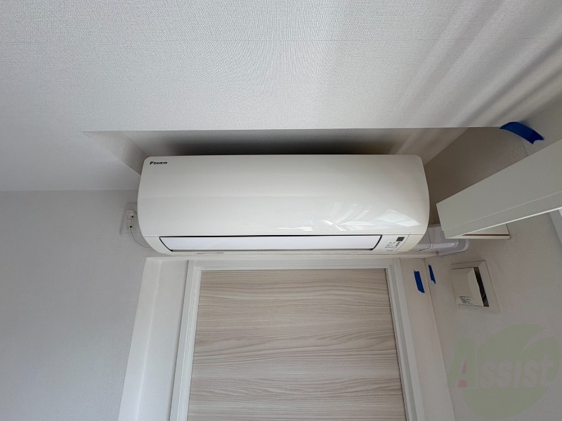 その他設備　エアコンが設置してありますので、寒暖対策もばっちり。