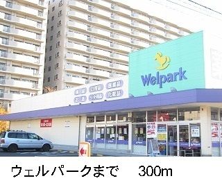 ドラックストア　ウェルパーク（ドラッグストア）まで300m