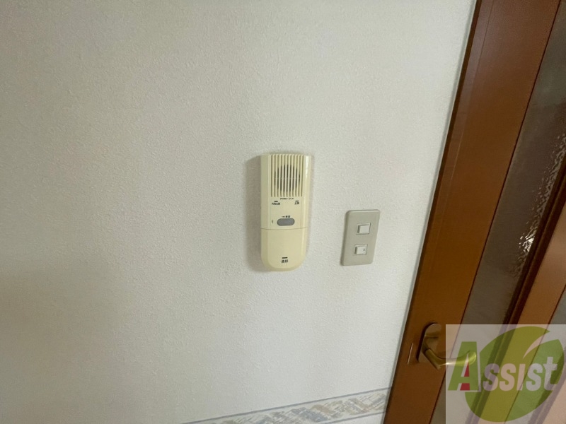 セキュリティ　インターホンで来客確認ができます。安心ですね。