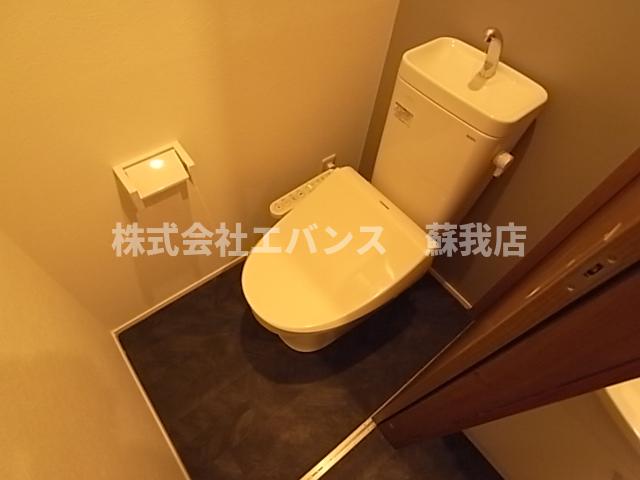 トイレ　ゆったりとした空間のトイレです