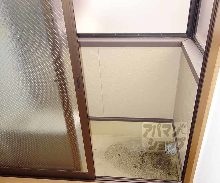 バルコニー　目隠しつきのバルコニーです