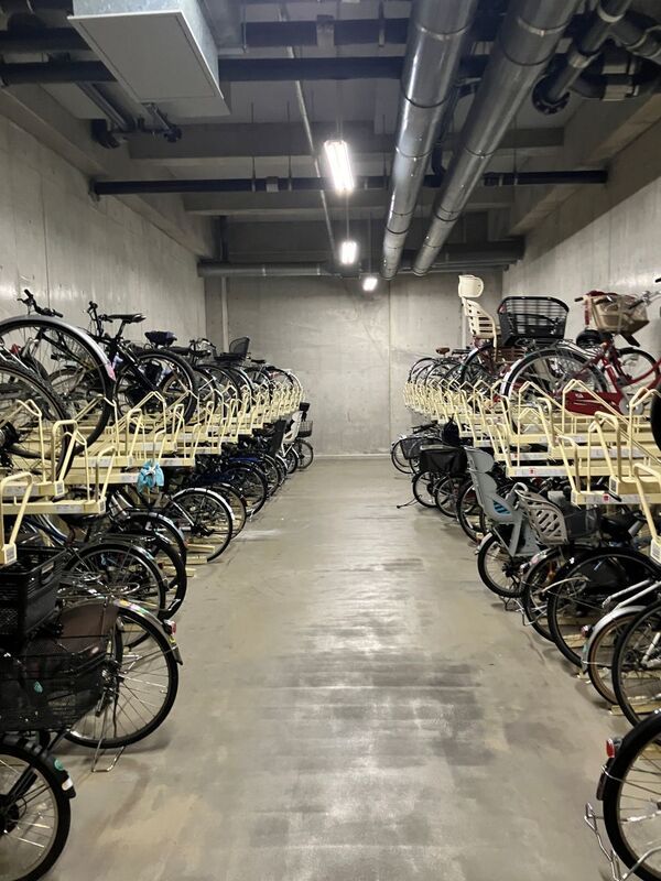 駐車場　駐輪場です。