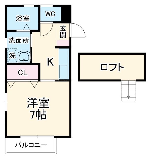 BLコート南台の間取り写真