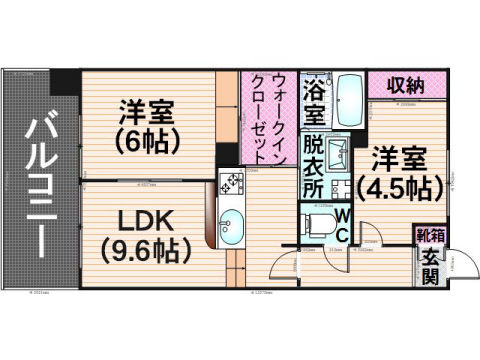 KDX清水レジデンスの間取り写真