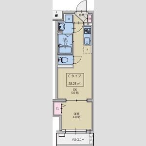 AXIA M-City大阪瑞光の間取り写真