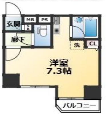 メインステージ本駒込駅前の間取り写真