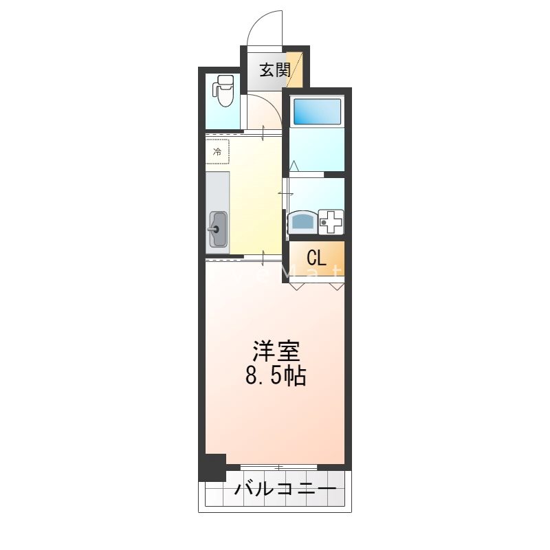 カレントスクエアの間取り写真