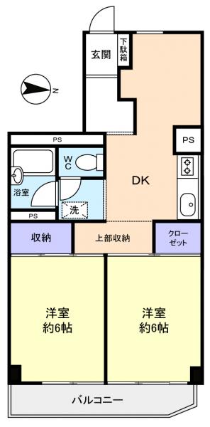 京成サンコーポ勝田台C棟の間取り写真