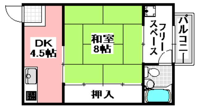 高瀬ハイツの間取り写真