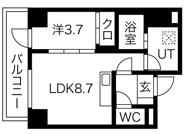 Alpha Ph 南平岸の間取り写真