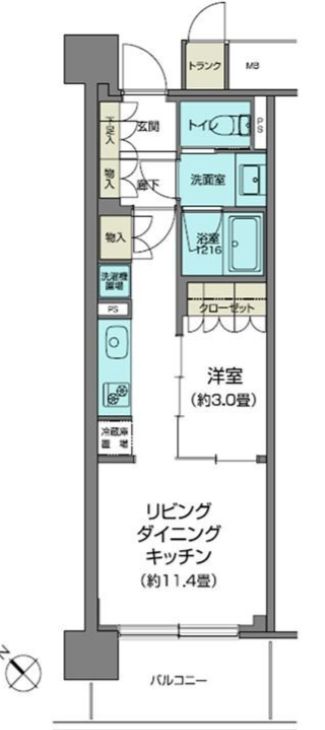 仙台市地下鉄南北線 五橋駅 徒歩7分 13階建 築19年の間取り写真