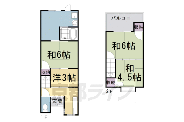 景勝町貸家の間取り写真