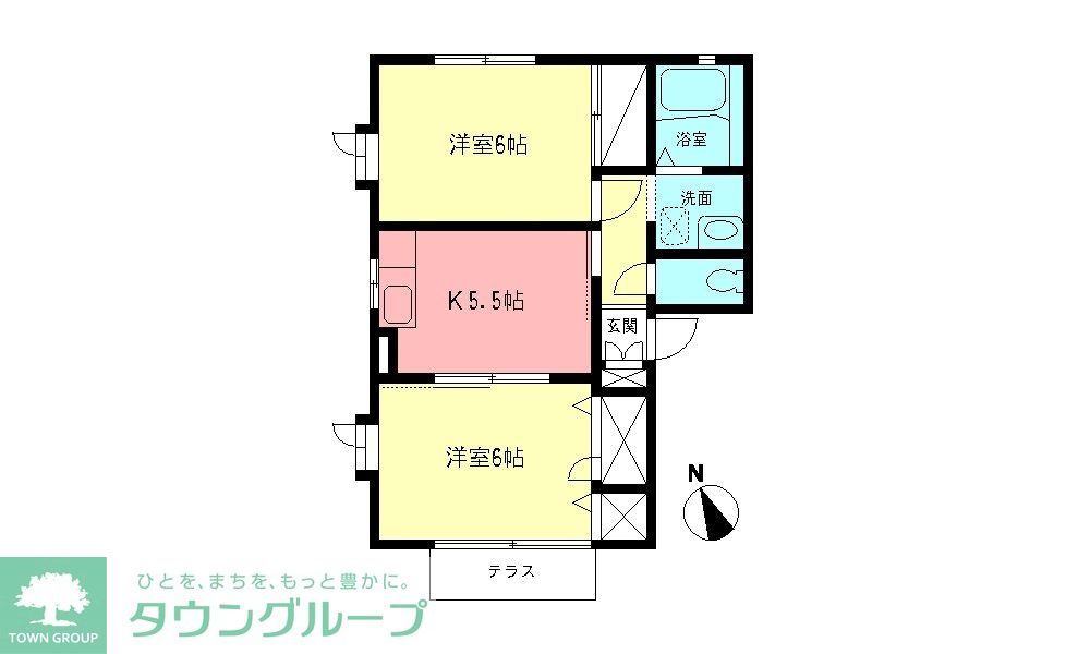 エステートの間取り写真