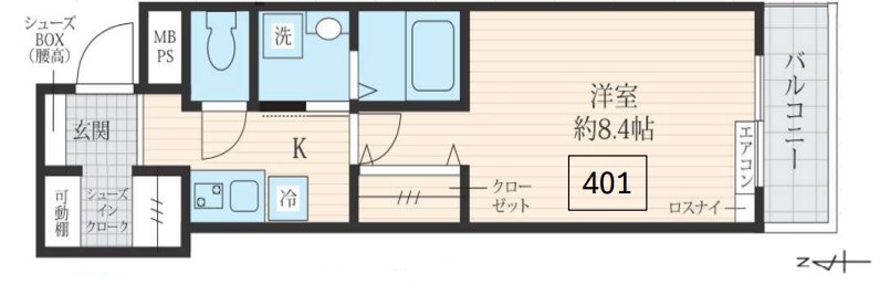 東京メトロ日比谷線 三ノ輪駅 徒歩10分 5階建 築6年の間取り写真