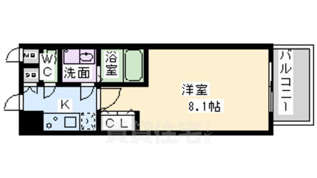地下鉄中央線 緑橋駅 徒歩3分 11階建 築20年の間取り写真