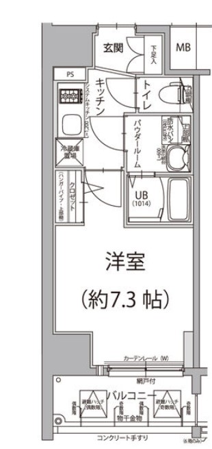 エスリード大須アヴェニューの間取り写真