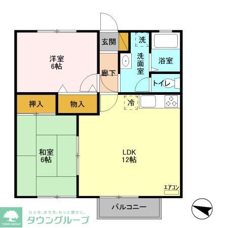 セジュールクレストの間取り写真